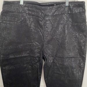 Chico’s Black Snake Print Pants